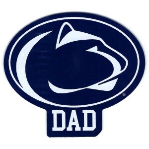magnet Penn State Athletic Logo with DAD below